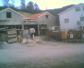 Obras de ampliao do Centro de Convvio e da construo de uma zona de lazer, no Sbado, 16 de Dezembro de 2006