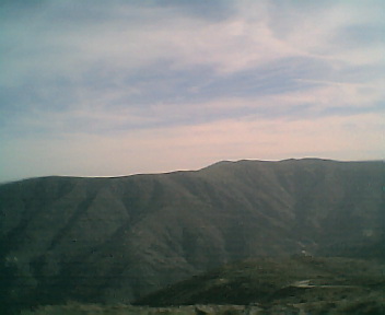 Paisagem a partir do pico do Monte do Colcurinho vista de norte para sul no Domingo, 12 de Março de 2006