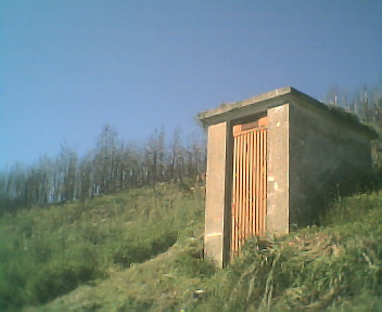 Antigo depósito principal de captação de água dos lençóis freáticos no Domingo, 30 de Abril de 2006