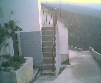 Escadas para a torre da Capela no Domingo, 11 de Dezembro de 2005