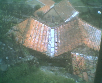 Granizo no outeiro no Sbado, 22 de Maro de 2008