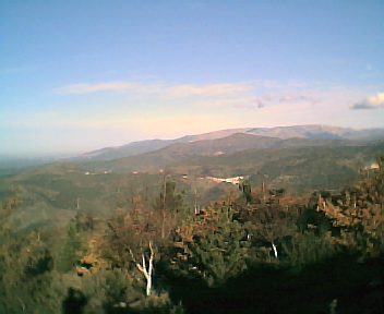 Monte Frio a partir do cabeço do Monte Redondo na Deguimbra na Segunda-feira, 12 de Dezembro de 2005