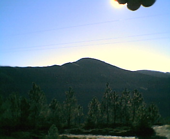 Paisagem a partir do pico do Monte Frio (geogr.) vista de nordeste para sudoeste no Sábado, 10 de Dezembro de 2005