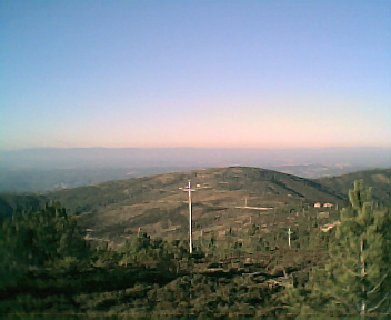 Paisagem a partir do pico do Monte Frio (geogr.) vista de sul para norte no Sábado, 10 de Dezembro de 2005
