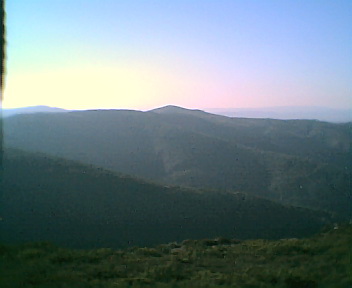 Monte da Deguimbra a partir do pico da Picota na Terça-feira, 13 de Dezembro de 2005